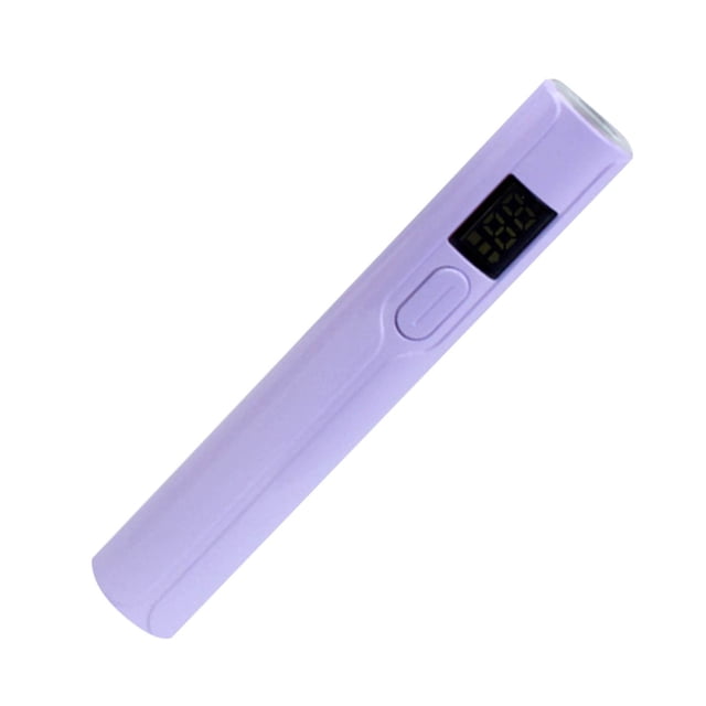 Mini Portable LED Nail Lamp for Gel Nails - Rechargeable with 2 Timers and LED Screen