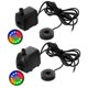 thumbnail image 2 of Submersible Water Pump with 12 LED Light 10W Ultra-quiet IP68 Waterproof for Aquarium Fish Tank Fountain, 2 of 5