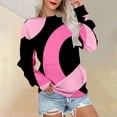 thumbnail image 2 of Bovemsi Womens Sweatshirts Love & Strength: Women's Breast Cancer Support Sweatshirt Graphic Sweatshirts, 2 of 5