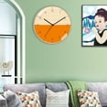thumbnail image 4 of El reloj de pared es silencioso y no hace tictac, y su pantalla de 12 pulgadas de alto es fácil de leer., 4 of 6