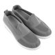 thumbnail image 2 of Zapatos casuales transpirables para mujer, suela gruesa gris, sin cordones, para caminar, deportes, gris 37, 2 of 15