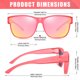 thumbnail image 4 of Gafas de sol polarizadas Peekaco UV400 para usar sobre lentes para hombres y mujeres, 4 of 7