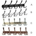 thumbnail image 4 of Wosthever TureClos, 2 uds., ganchos para puerta de ropa, perchero de acero inoxidable, percha para sombreros, estante para bolsa de entrada de Juegos de accesorios de baño No.02, 4 of 6