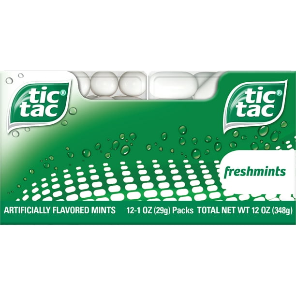 Tic Tac Fresh Breath Mints, Freshmints, Bulk Hard Candy Mints, 1 oz