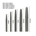thumbnail image 4 of AOOOWER 5pcs Screw Extraction Kit for M4-M18 3/16" to 5/8" Studs Easily Remove Stripped, 4 of 7