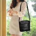 thumbnail image 5 of Soft Leather Messenger Bag Large Capacity Style Shoulder Bag for Men Women Durable Crossbody Bag, 5 of 6