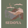 thumbnail image 2 of Sedona Arizona Adult Olive Long Sleeve Hoodie-Medium, 2 of 3