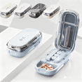 thumbnail image 2 of 3-in-1 Pill Cutter & Grinder with Stainless Steel Blade, Portable Tablet Splitter & Medication Storage Organizer BoxWalmart,Third-Blue, 2 of 9