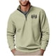 thumbnail image 1 of Blusa y camisa de manga larga con cuello alto para hombre, sudadera con capucha estampada, jersey deportivo con media cremallera, blusa de manga larga con cuello alto para hombre, blusa de poliéster, 1 of 4