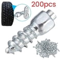thumbnail image 4 of 200pcs 4x12mm Wheel Lugs Snow Screw Tire Studs Anti Skid Falling Spikes For Car Motorcycle Bicycle, 4 of 5
