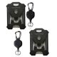 thumbnail image 1 of 2 Pack Retractable Badge Holder,Heavy Duty Badge Reel Keychain, 1 of 5