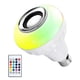thumbnail image 2 of Bombilla LED RGB con música Bluetooth que cambia de color con control remoto para fiestas, hogar, dormitorio y bar, 2 of 9