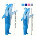 thumbnail image 2 of 2 Tailles Mignon Unique Requin Debout Design Combinaison Gonflable Halloween Noël Jeu Costume Gonflable Accessoires, 2 of 7