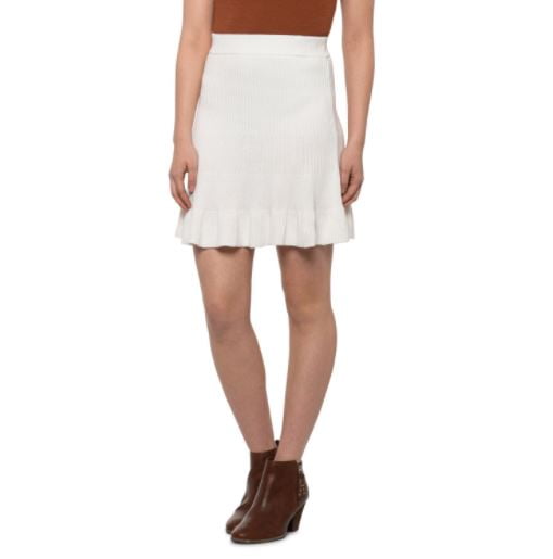 loom knit ruffle skirt