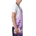 thumbnail image 3 of Fuzoiu Lavender Roses Arrangement Print Adjustable Waterproof Apron with Pockets,Waterproof Apron for Cooking, Gardening, and Art Projects, 3 of 8