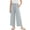 Blue, variant on Girls Wide Leg Pants Solid Casual Loose Mountain Style Trousers for Summer with Elastic Waist 1-11 Years