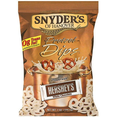Snyder's Of Hanover: w/Hershey's White Chocolate Pretzel Dips, 7 Oz