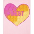 thumbnail image 3 of Camiseta The Children's Place para niñas, paquete de 2 unidades BEST/FRIENDS 5/6, 3 of 5