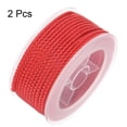 thumbnail image 3 of Unique Bargains 2 Packs Nylon Thread Twine Beading Cord 2mm Extra-Strong Braided Nylon Crafting String 11M/36 Feet, Red, 3 of 7