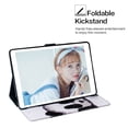 thumbnail image 5 of Allytech Galaxy Tab S5e 10.5" 2019 Case SM-T720 T725, Slim Fit Folio Shockproof Kickstand Lightweight Cards Holder Folio Flip Wallet Case Cover for Samsung Galaxy Tab S5e 10.5" T720, Panda, 5 of 6