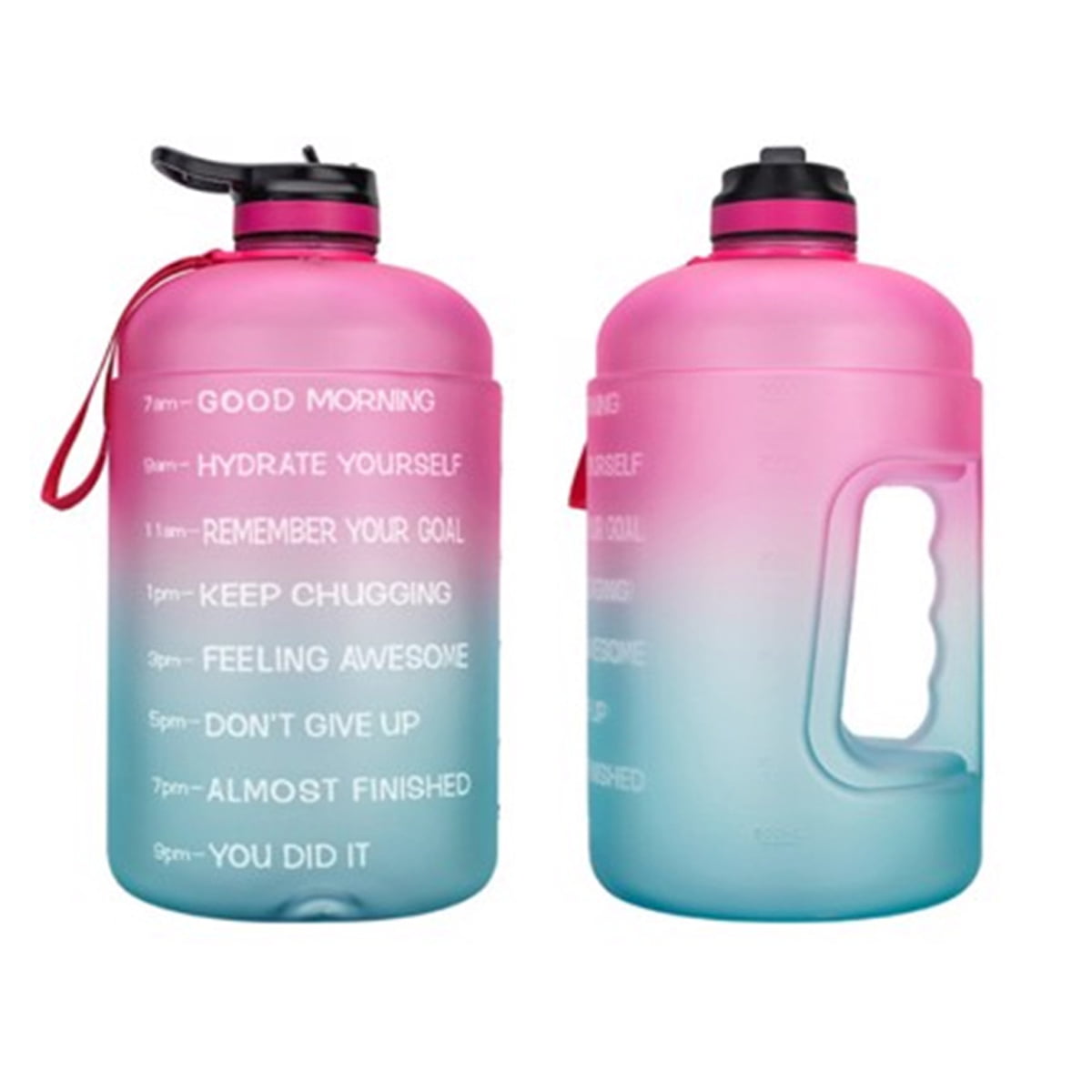 Details about   128oz/ 1 Gallon Motivational Water Bottle Time Marker Sports Leakproof BPA Free 
