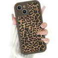 thumbnail image 4 of Étui de Téléphone Imprimé Guépard YCAN-Cute pour iPhone 13 6.1 Pouces, Design Léopard de Luxe Mode Étui Mate Antichoc TPU Souple Protection Complète de la Caméra Funda pour Filles Femmes, 04, 4 of 4