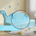 thumbnail image 3 of PLAYOUT KIDS | Sillón Infantil Modular Dino Couch Diseño Dinosaurio Azul Claro Espuma Alta Densidad, 3 of 4