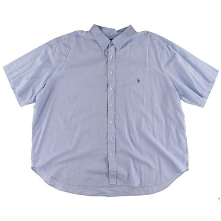 Lauren Ralph Lauren Mens Big & Tall Oxford Chambray Button-Down Shirt