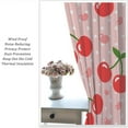 thumbnail image 5 of Cherry Blackout Curtains, Summer Fruit Cherry Love Pattern Style, Kids Girls Bedroom Living Room Blackout Decorative Curtains, 2 Panel Set,42X63 Inch, 5 of 6