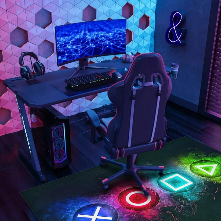 Gaming Chair Mat for Carpet Hardwood Tile Floor,36