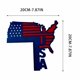 thumbnail image 3 of Wooden Door Angle Decorations With USA Flag Door Top Corner Frame Hanging Accessories, 3 of 5