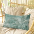 thumbnail image 6 of Green Coconut Tree Throw Pillow Cover 16 x 24 Inch Decorative Pillow Cover Retro Botanical Tropical Palm Plants Lumbar Pillowcase Seasonal Rectangle Cushion Case for Couch Sofa Bed Living Room, 6 of 6