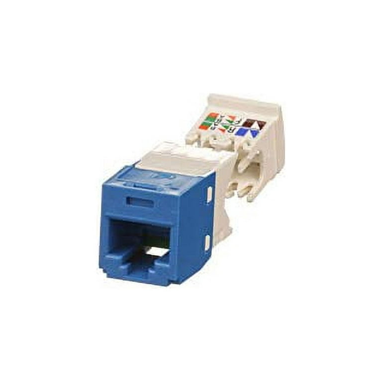 Panduit CJ688TGBU Category-6 8-Wire TG-Style Jack Module, Blue