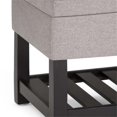 thumbnail image 5 of Trent Home 44 " Storage Ottoman Bench in Cloud Gray Linen Look Fabric, 5 of 6