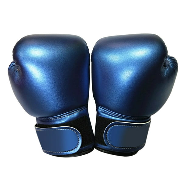 Gants de boxe pour enfants - 6 oz - Bleu et blanc