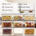 thumbnail image 2 of Set de recipientes de almacenamiento de cereales y alimentos secos Wildone 0,8 L x 16, 2 of 8