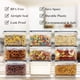 thumbnail image 2 of Set de recipientes de almacenamiento de cereales y alimentos secos Wildone 0,8 L x 16, 2 of 8