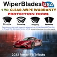thumbnail image 2 of 2023 Ferrari F8 Tributo Beam Wiper Blades Wipers w/1yr Warranty (Set of 2) (WiperBladesUSA), 2 of 5