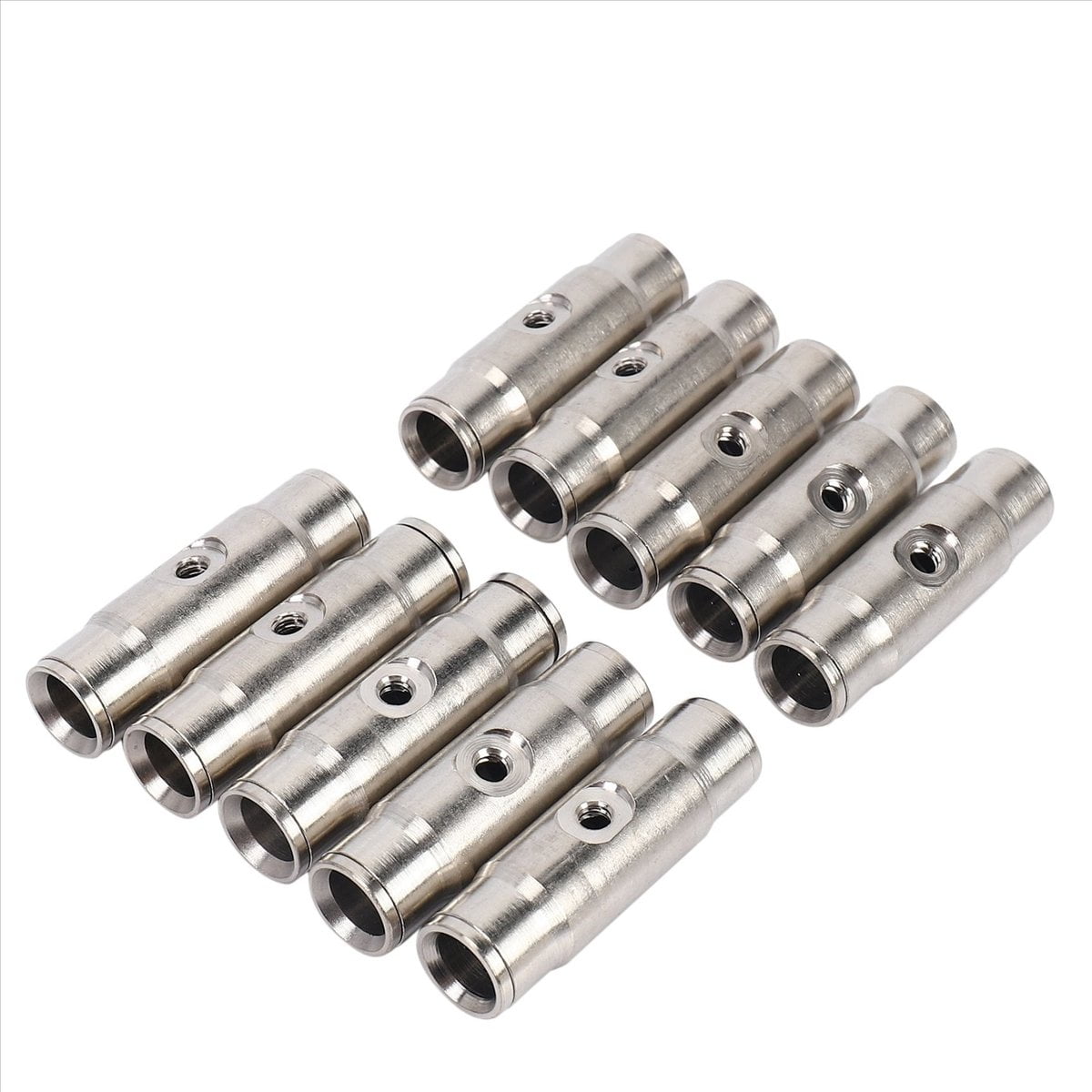 60Pcs 3/8 Inch Slip Lok Misting Nozzle Coupling Tees 10/24 UNC 1000 PSI Quick Connect