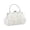 White, variant on Beforeyayn Women's Rose Wristlet Evening Bag, Bridal bag bridesmaid bag girls handbag with rose detail, perfect for weddings, prom nights, and elegant wristlet style.