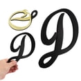 thumbnail image 1 of Uxcell Calcomanías de Pared de Letras 3D, 9" Acrílico Autoadhesivo para Decoración del Hogar (Negro, Letra D), 1 of 7
