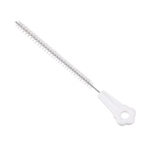 Long Straw Cleaning Brush for Bottles & Tubes | Soft Bristle Multi-Function Cleaner for Narrow Containers, Straws & Small Gaps | Portable Household Cleaning Brush Set | 1-Pack Olive Green