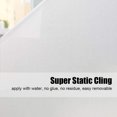 thumbnail image 2 of Privacy Window Films, Opaque Frosted lass Tint Static Cling Treatment Protects Home Security Without Blocking Daylight - Heat Control, UV Prevention, Easy Removal (Matte White, 17.5x78.7 Inches), 2 of 7