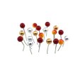 thumbnail image 4 of 48PCS Small Artificial Fruit Berries with Stem Fake Flowers Cherry Stamens DIY Craft Accessory (Yellowish Red), 4 of 7