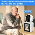 thumbnail image 6 of Two-Way Video/Audio Indoor Camera, Child/Elder/Dog/Pet Camera with Phone App, 2.8In Screen, 1080P Home Security Camera with Night Vision, One-Button Call, 6 of 7
