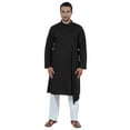 thumbnail image 1 of Atasi Indian Designer Kurta For Mens Party Wear Solid Color Ethnic Long Shirt, 1 of 7