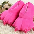 thumbnail image 3 of Children Warm Monster Claw Plush Slippers Slip On Indoor Non Slip House Slippers Boys Girls Daily Wear Halloween Party Footwear, 3 of 8