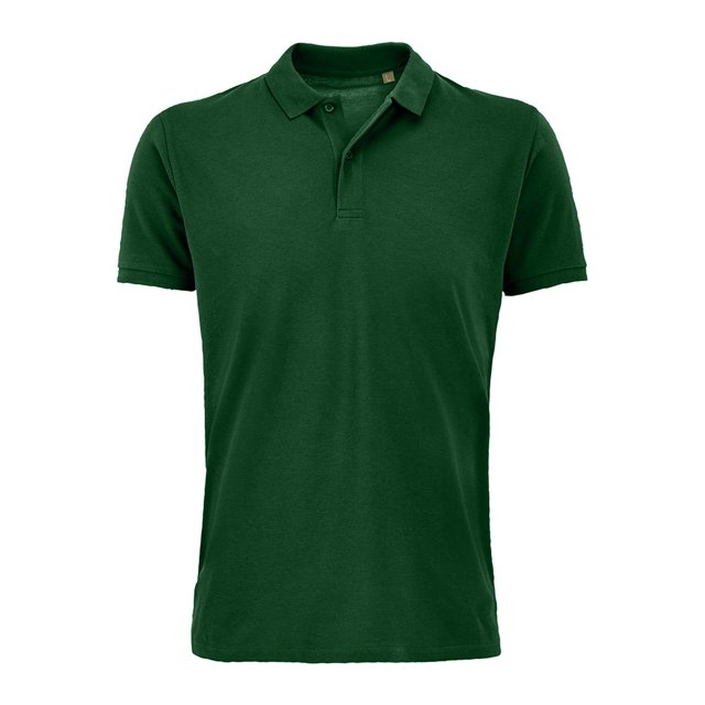 SOLS - Polo Orgánica Planet Pique Hombres (Verde Congelado)