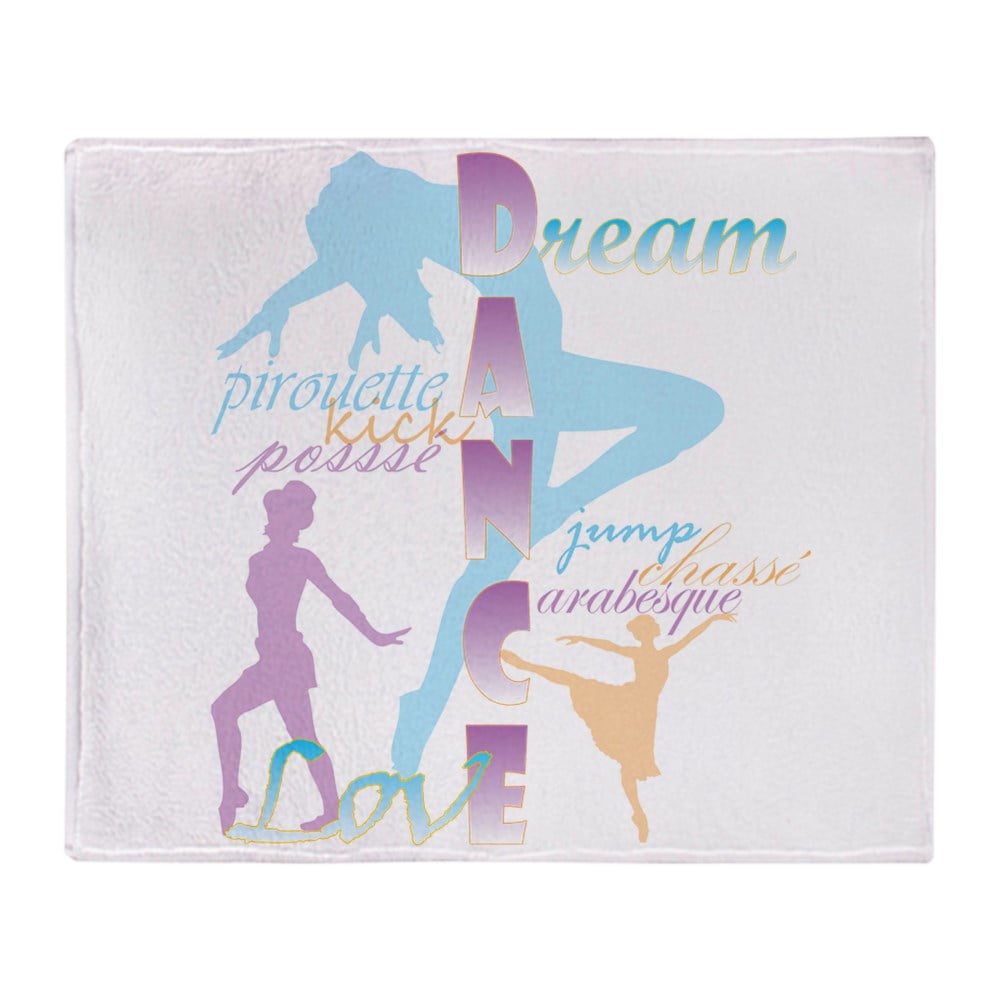 CafePress Dream Dance Love Throw Blanket Soft Fleece Throw Blanket