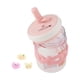 thumbnail image 3 of Bonita botella de agua con pajitas de 700ml, taza de agua con dibujos animados de gran capacidad y pegatinas para viajes, deportes, regalos de cumplea, 3 of 9
